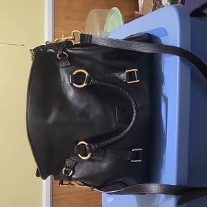 Dooney and Bourke black Florentine satchel
